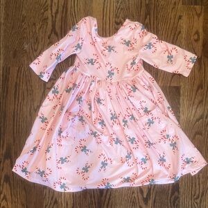 Candy cane Dress with Playful Print